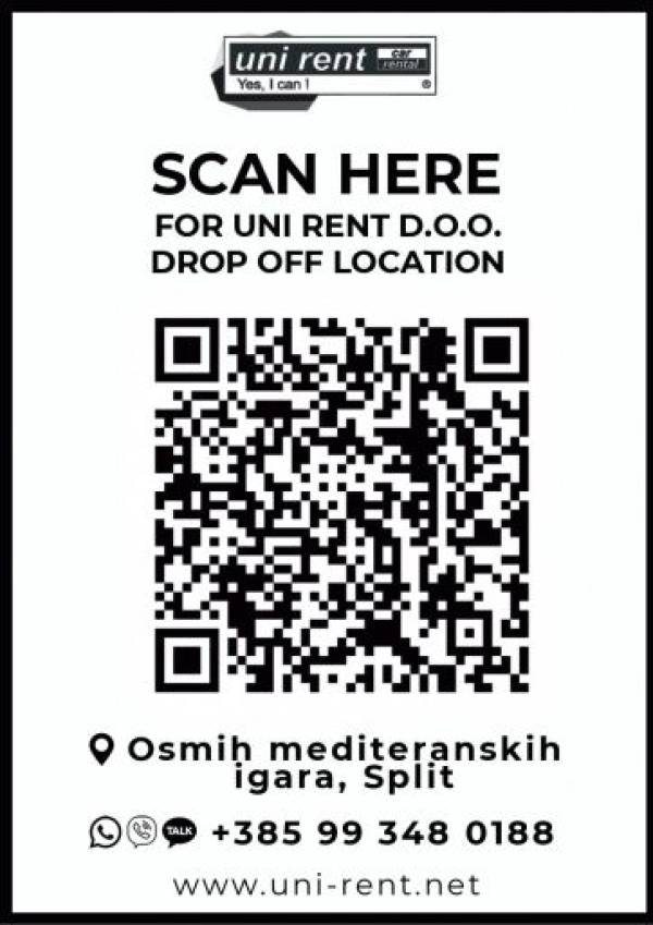 Drop off parking lot Split Downtown